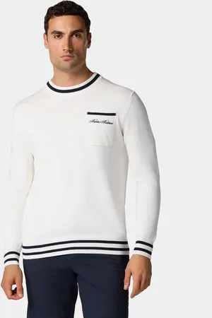 Brooks Brothers Cotton Chest Pocket Sweater