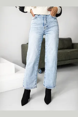 Butiklalala Spodnie jeansowe Straight Fit