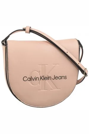 Calvin Klein Torebka Sculpted Mini Saddle Bag Pale Conch K60K611966 TFT (CK457-a)
