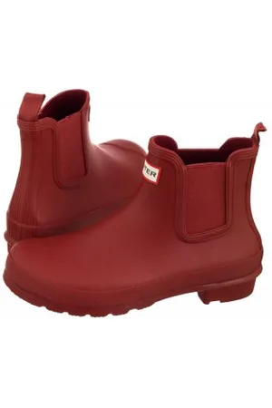 Hunter Kalosze Womens Original Chelsea Military Red WFS2006RMA (HU27-e)