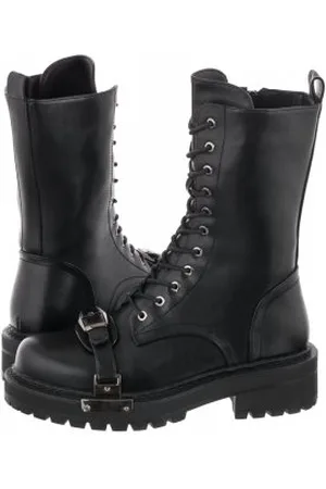 FILIPPO Workery Czarne DBT4075/22 BK (FO2-a)