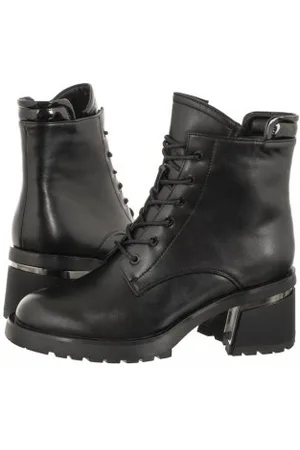 FILIPPO Botki Czarne DBT4840/23 BK (FO73-a)