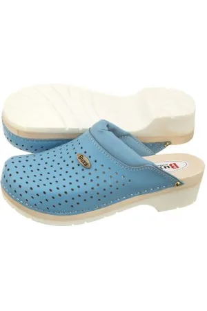 Buxa Drewniaki Supercomfort Niebieskie FPU11 (BX4-f)