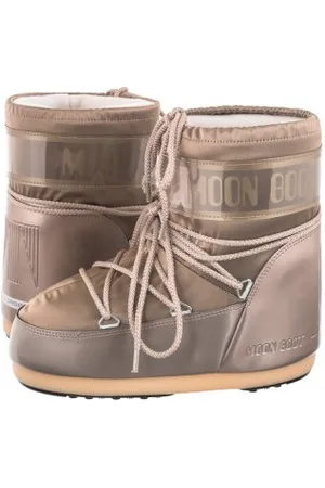 Moon Boot Śniegowce Icon Low Glance Platinum 1409350 B003 (MB47-c)