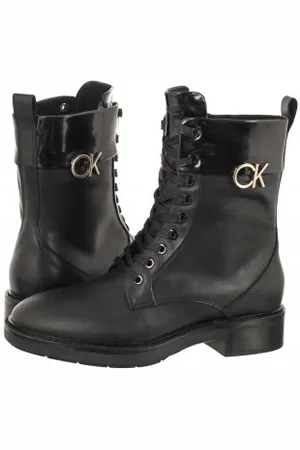 Calvin Klein Workery Rubber Sole Combat Boot W HW0HW01717 (CK370-a)