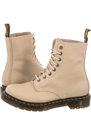 Dr. Martens Glany 1460 Pascal Parchment Beige Virginia 26802292 (DR56-a)