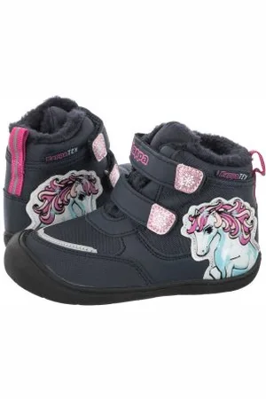 Kappa Trzewiki Flake Tex M 280021M/6722 Navy/Pink (KA219-a)