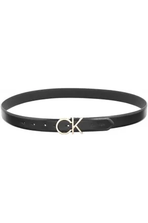 Calvin Klein Pasek Re-Lock CK Logo Belt 30mm K60K610157 BEH Black (CK505-a)