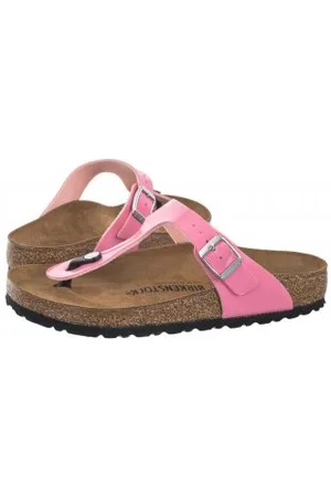 Birkenstock Japonki Gizeh BS Patent Candy Pink/Black 1026937 (BK51-d)