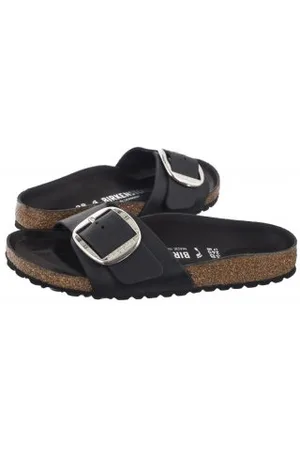 Birkenstock Klapki Madrid Big Buckle Black 1006523 (BK248-a)
