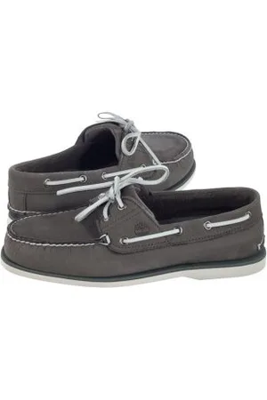 Timberland Mokasyny Classic Boat 2 Eye Grey A21J7 (TI44-b)