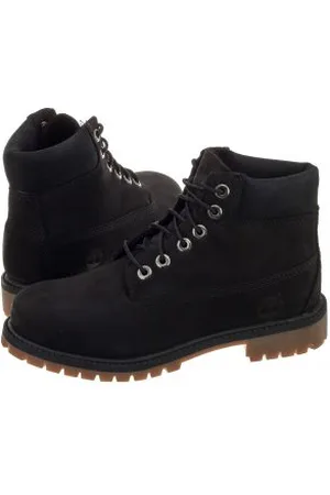Timberland Trapery Youths 6 IN Premium WP Boot Black A11AV (TI48-a)