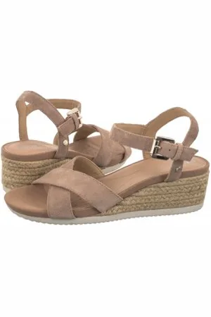 Geox Sandały D Ischia Corda C Dk Skin D02HHC 00022 C8191 (GE176-a)