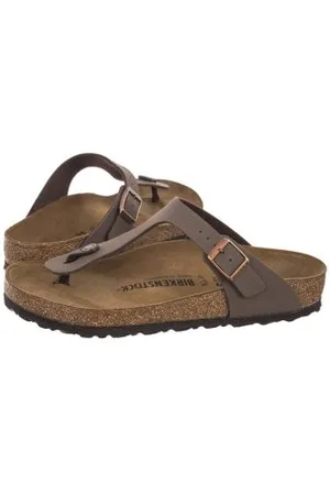 Birkenstock Japonki Gizeh BS Nubuk Mocca 043751 (BK29-b)