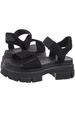 UGG Sandały W Ashton Ankle 1136764 BLK (UA109-a)