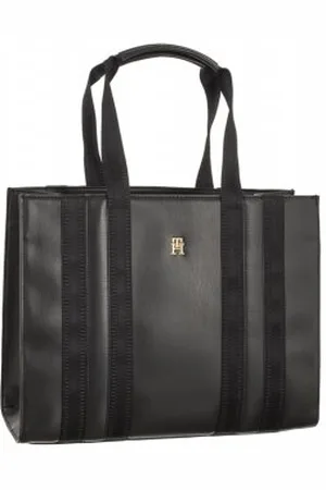 Tommy Hilfiger Torebka TH Identity Med Tote AW0AW15569 BDS (TH902-a)