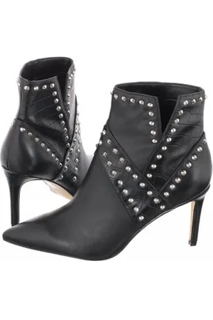 Guess Botki Danina Stivaletto Black FL8DNN LEA10 (GU212-a)
