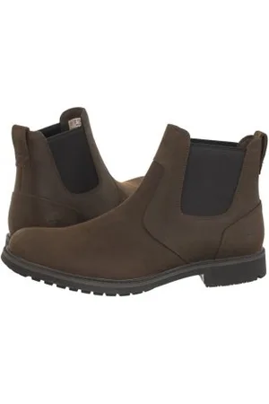 Timberland Sztyblety Stormbucks Chelsea Dark Brown Nubuck 05552R 242 (TI123-a)