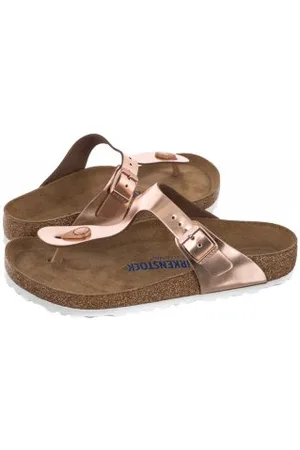 Birkenstock Japonki Gizeh BS Soft Footbed Metallic Copper 1005048 (BK189-a)