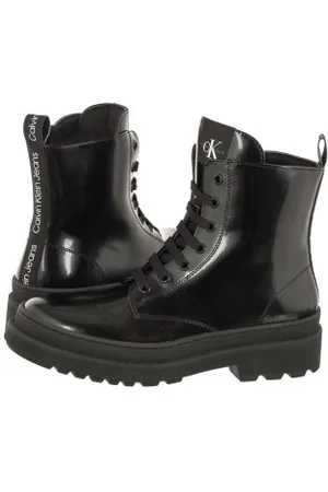 Calvin Klein Botki Lace-Up Bootie V4A5-80703-1453 999 Black (CK315-a)