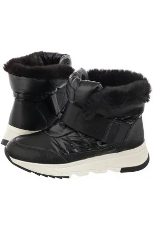 Geox Śniegowce D Falena B ABX A Black D26HXA 0FUFE C9999 (GE68-a)