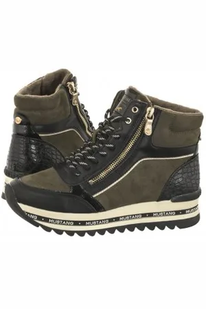 Mustang Sneakersy Zielone 1376-504-770 (MU526-a)