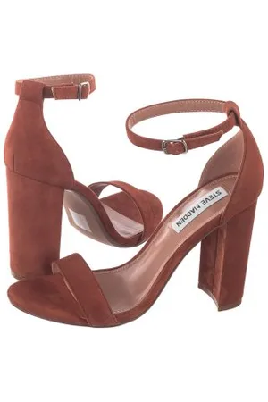 Steve Madden Sandały Carrson Chestnut Suede SM11000008-03002-839 (ST3-a)