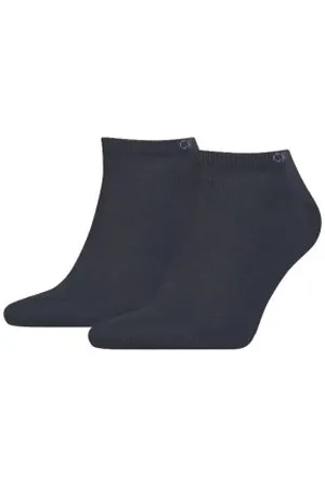 Calvin Klein Skarpetki Stopki 2 pary Sneaker Navy 701218707 004 (CK320-b)