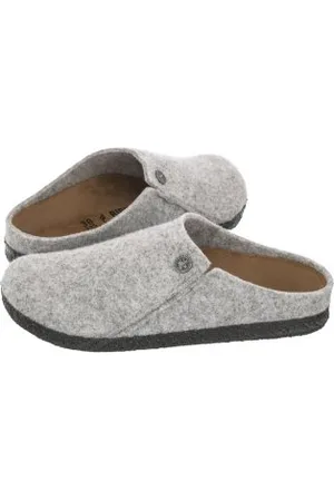 Birkenstock Kapcie Zermatt Rivet Light Gray 1014934 (BK137-b)
