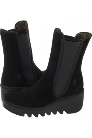 Fly London Sztyblety Byro Oil Suede Black P501395000 (FL373-a)
