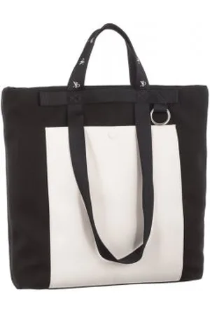Calvin Klein Torebka Ultralight Sq Tote40 CB Black/Ancient White K60K610556 0GM (CK266-a)