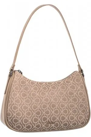 Calvin Klein Torebka CK Refine Shoulder Bag-JCQ Chanterelle Mono Jacquard K60K612333 0HE (CK525-a)