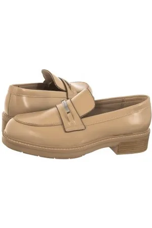 Calvin Klein Loafersy Rubber Sole Loafer W/HW Ck Nude HW0HW01791 AB2 (CK312-b)