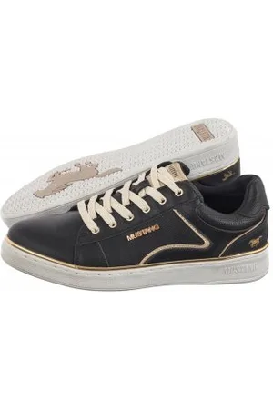 Mustang Sneakersy Czarne 1300-314-009 (MU545-a)