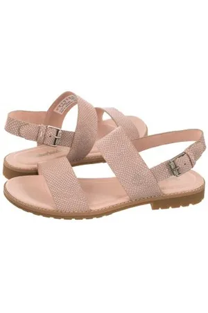 Timberland Sandały Chicago Riverside Backstrap LT Pink Full Grain 0A2NXJ 662 (TI100-a)