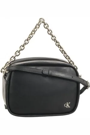 Calvin Klein Torebka Listonoszka Micro Mono Chain Camera Bag18 Black K60K611949 BEH (CK462-a)
