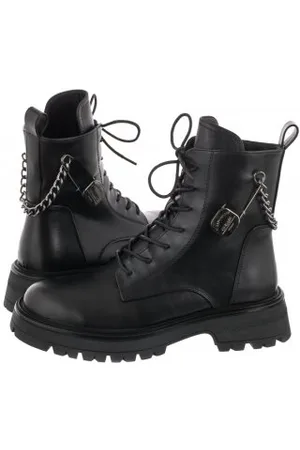 FILIPPO Workery Czarne DBT4059/22 BK (FO4-a)