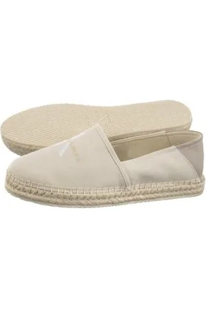 Calvin Klein Espadryle Espadrille Ml Btw CreamWhite/Eggshell YW0YW01376 0GI (CK486-a)