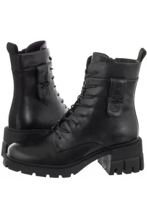 FILIPPO Workery Czarne DBT4073/22 BK (FO16-a)