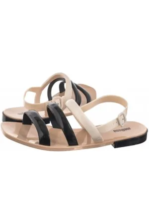 Melissa Sandały Essential Wave AD 33972/AQ654 Beige/Black (ML314-a)