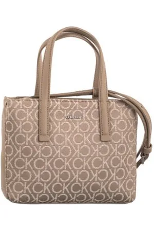 Calvin Klein Torebka CK Must Mini Tote Cantarelle Mono Jacquard K60K612277 0HE (CK518-a)