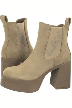 Replay Botki Angela Chelsea Low GWP5S.000.C0002S RP5S0002S 0002 Beige (RP8-a)