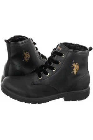 U.S. Polo Assn. Botki Yva003 Clube-Blk YVA003K/BY2 (US149-a)