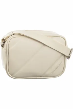 Calvin Klein Torebka Listonoszka Quilted Camera Bag 18 Papyrus K60K611821 YAN (CK488-b)