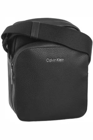 Calvin Klein Torebka Reporterka CK Must Reporter S W/PCKT CK Black Pebble K50K512204 BEH (CK546-a)