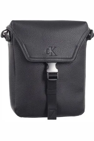 Calvin Klein Torebka Reporterka Over Webbing Reporter 18 Black K50K512565 BEH (CK557-a)