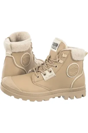 Palladium Trzewiki Pampa Hi Snow Warm Beige Tan 94380-235-M (PA138-a)