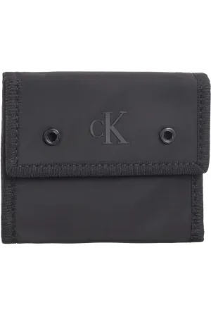 Calvin Klein Portfel Over Webbing Velcro Wallet Black K50K512591 BEH (CK590-a)