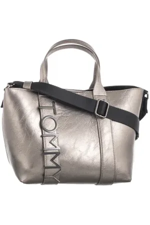 Tommy Hilfiger Torebka Tjw City Bold Mini Tote Silver AW0AW16501 (TH1208-a)