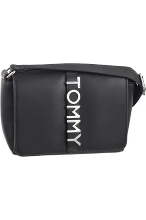 Tommy Hilfiger Torebka Listonoszka Tjw City Bold Flap Crossover AW0AW17048 BDS (TH1206-a)